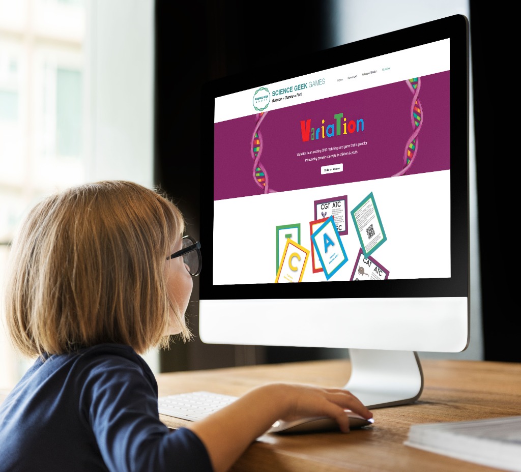 Science Geek Games Mockup